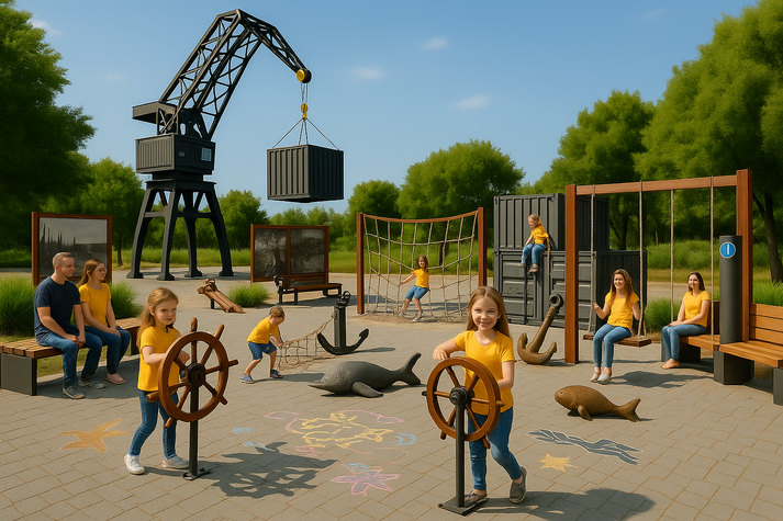  Unikali jūrinė - edukacinė erdvė ,,Jūros simfonija''