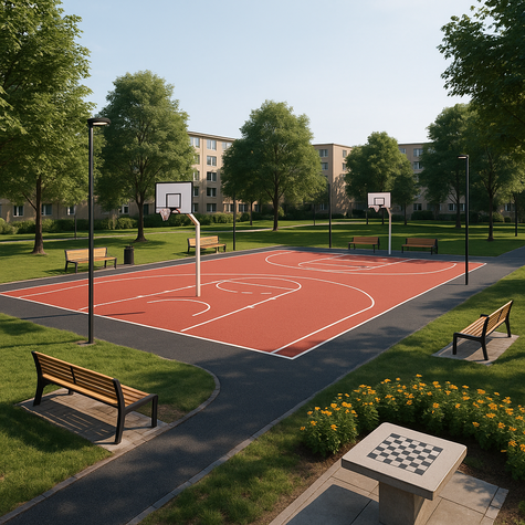 Krepšinio aikštelė "Žalgiris"