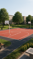 Krepšinio aikštelė "Žalgiris"